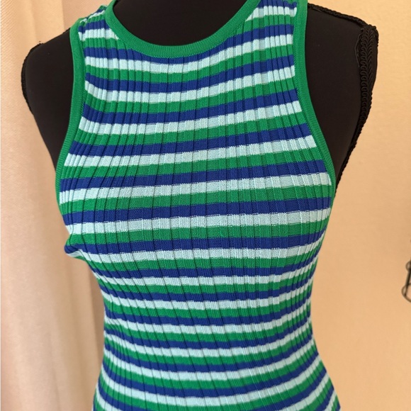 Urban Outfitters NIA Sasha Striped Summer Dress Bodycon Size Small Streetwear - Picture 3 of 7